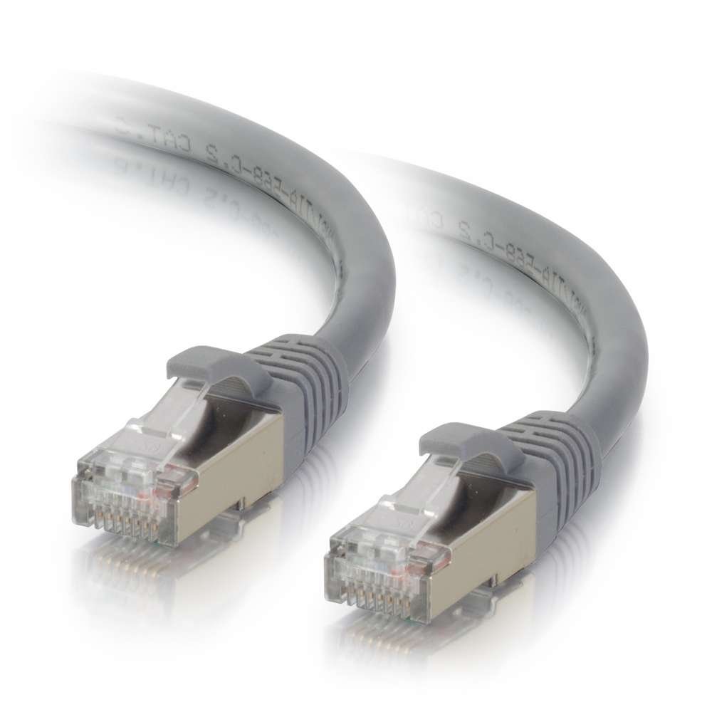 C2G 00783 Cable Cat6 Blindado, Capucha anti-enganche, Gris