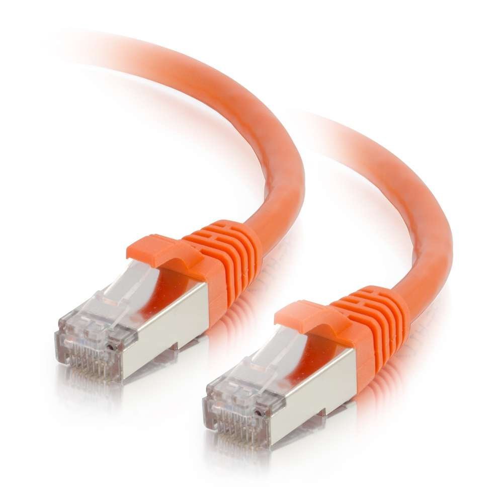 C2G 00894 Cable Cat6 Blindado - Naranja 7.62 m