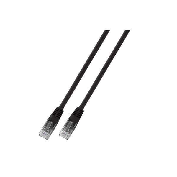 EFB-Elektronik Cable de red Cat6 10 m U/UTP Negro
