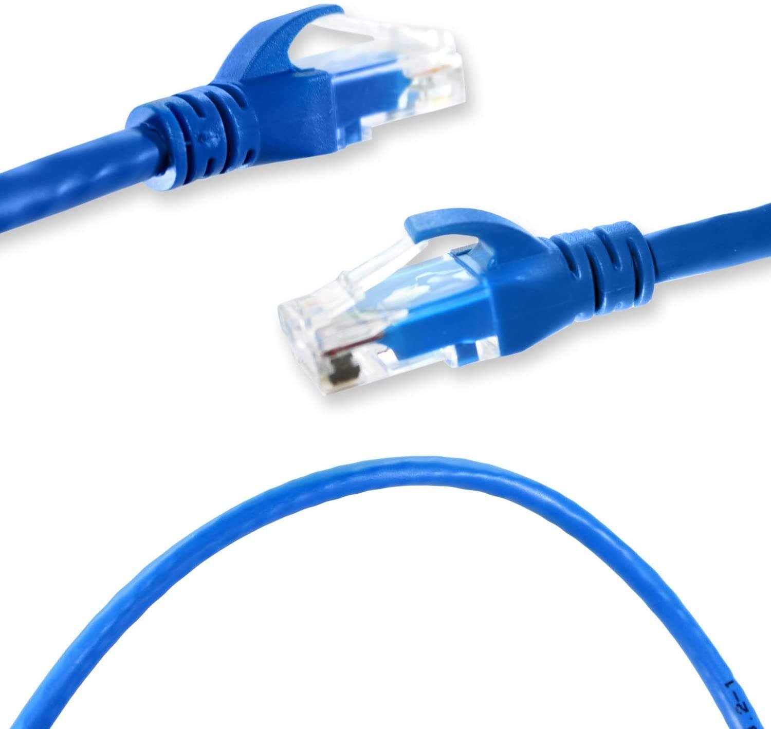 Dynacable Cable Ethernet Cat6 7ft (Paquete x5) Azul