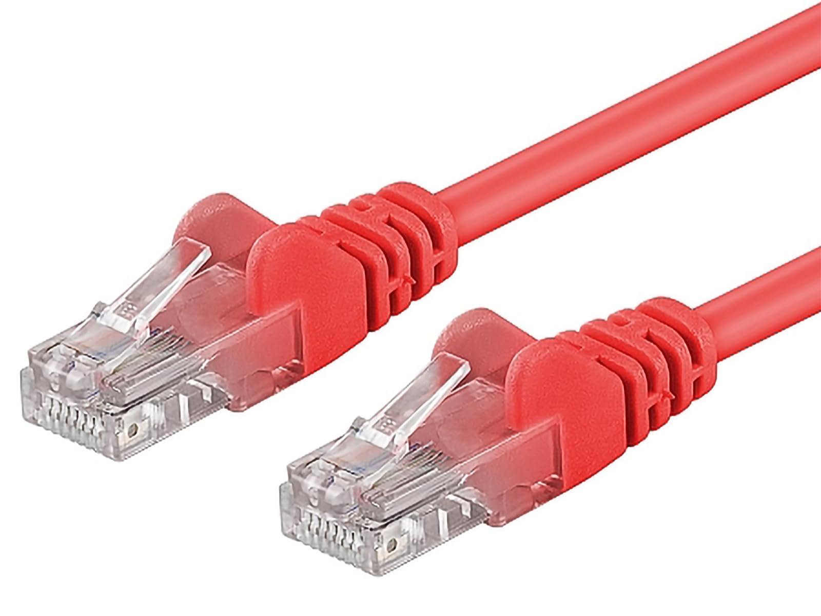 Cable Patch UTP CAT6 RJ45 2 m Rojo