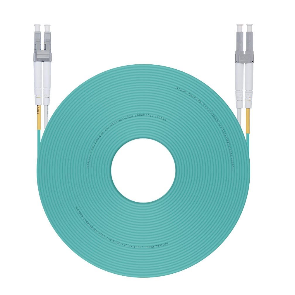 Cable de Fibra OM3 LC-LC 50m Duplex 10Gb Verde