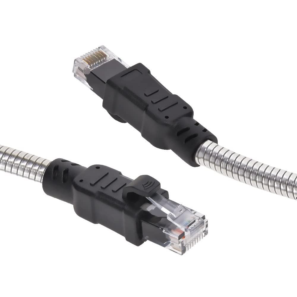 InstallerParts Cable blindado Cat6A acero inoxidable 5 ft