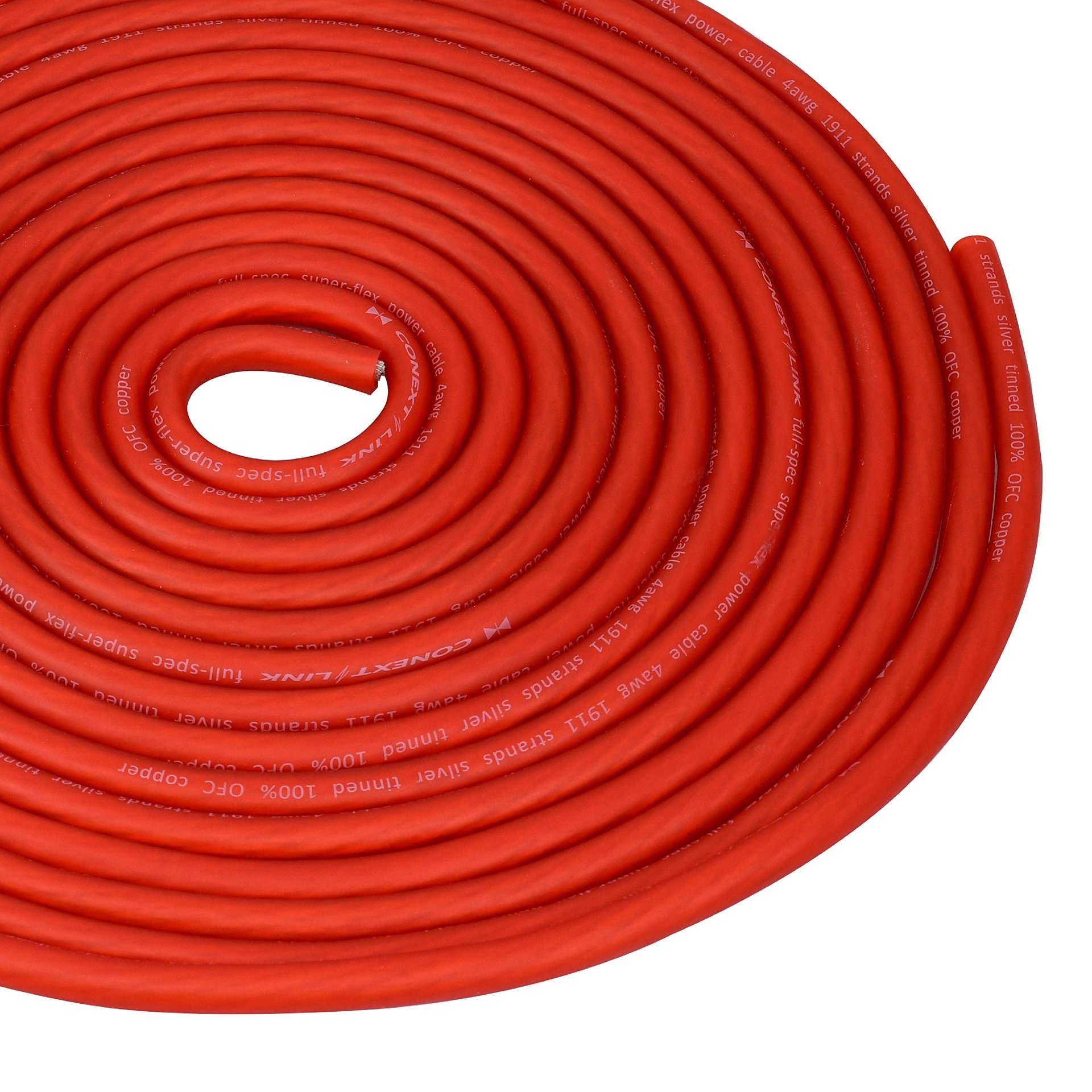 Conext Link Cable de energía 4 AWG 5 ft Rojo