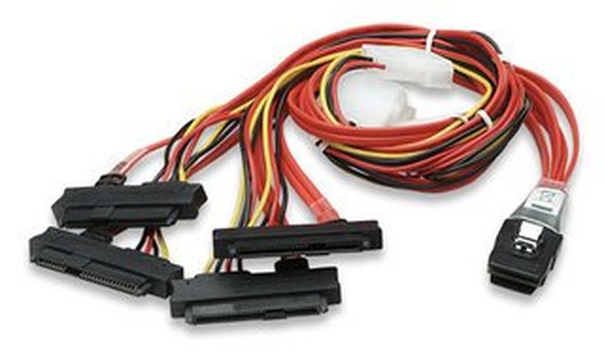 Manhattan Mini-SAS interno 19" SFF-8087 a 4× SFF-8482