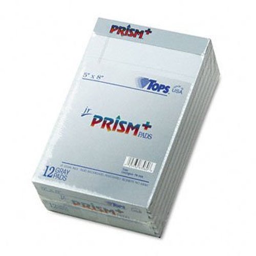 Bloc Prism Plus Legal 5 x 8, gris — 50 hojas (docena)