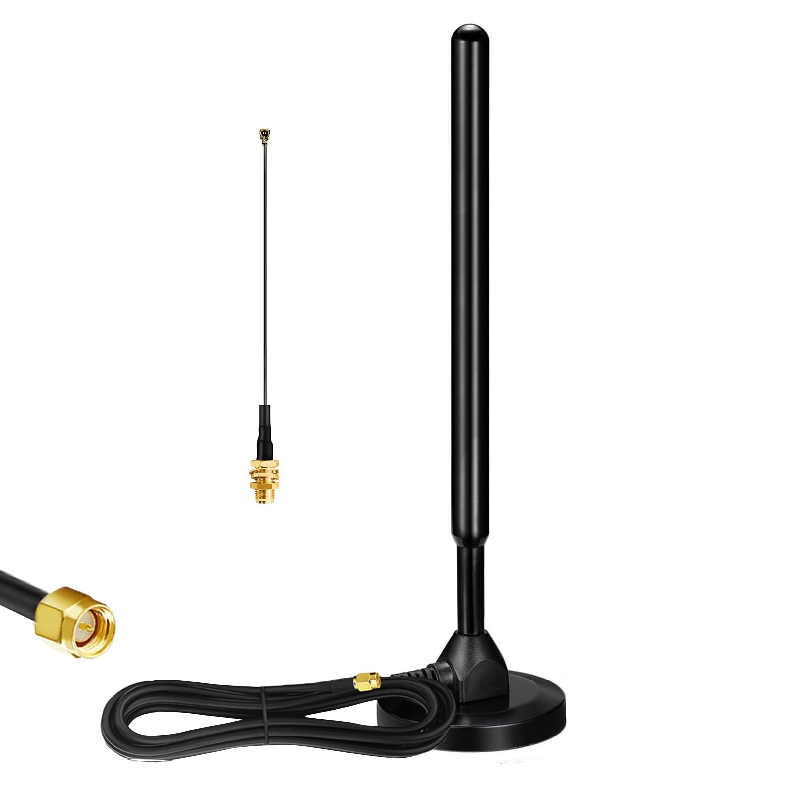 Antena LoRa 915 MHz 4 dBi con base magnética