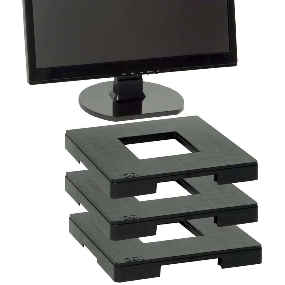 Elevador estándar para monitor 1.25 in., Negro