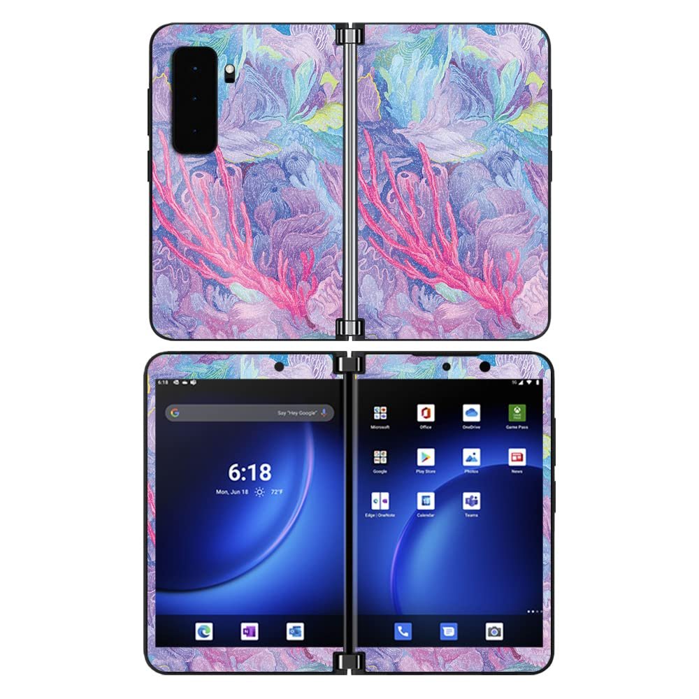 MightySkins vinil brillante con glitter para Surface Duo 2