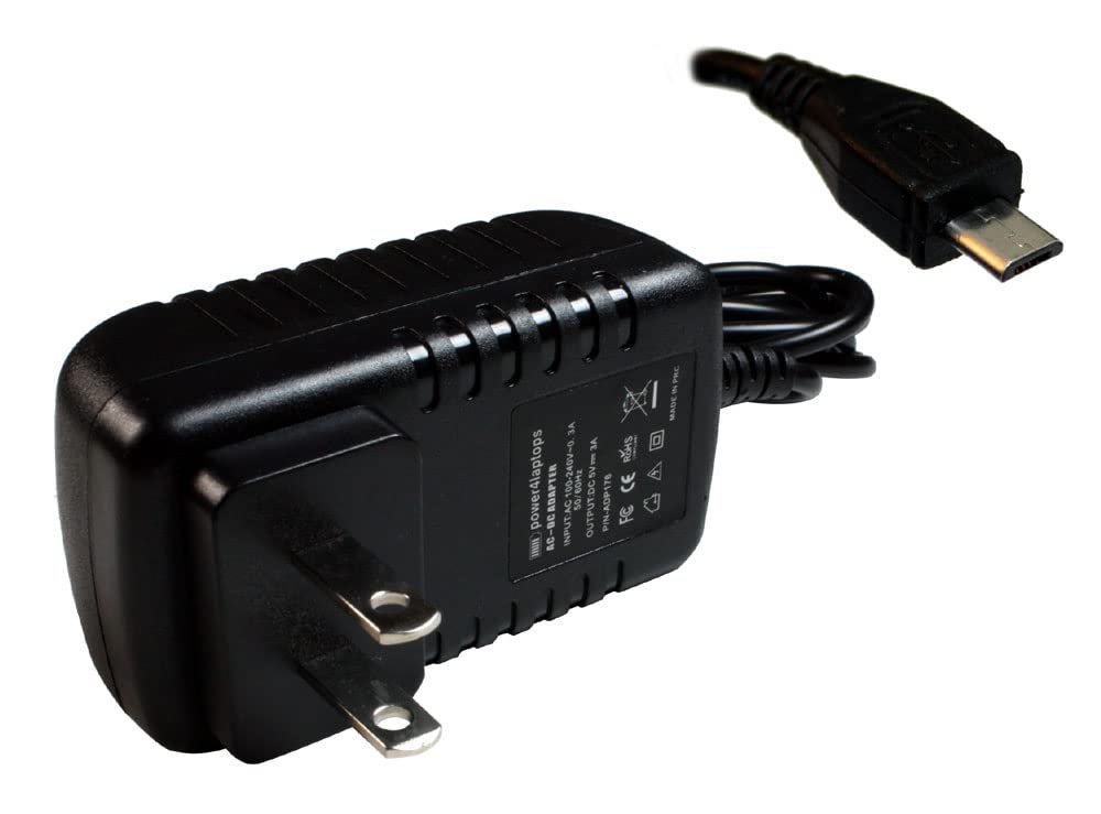 Power4Laptops Adaptador AC 5V 3A Compatible ZoeeTree S4