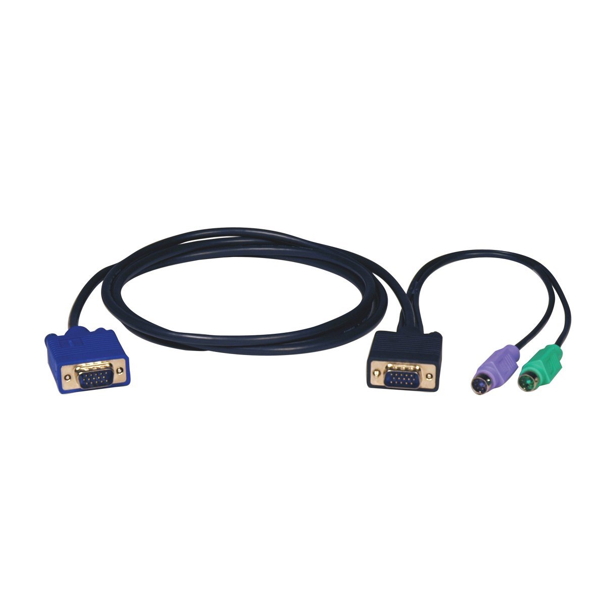 Tripp Lite Kit de cables PS/2 3 en 1 para KVM, 15 ft