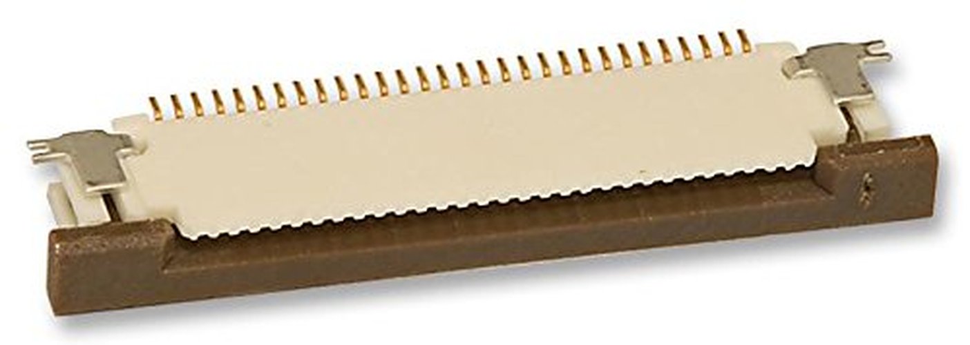 Conector FFC/FPC 30 pines RA SMT ZIF (contacto inferior)