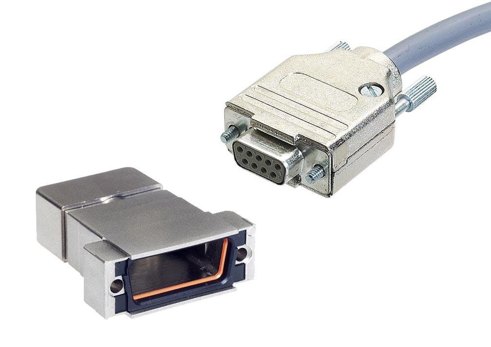 Capucha D-Sub Harting, tamaño DA, metal - 09670150343