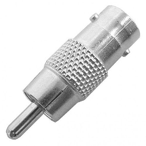 Calrad 75-695-10 Adaptador BNC hembra a RCA 75 Ω (x10)