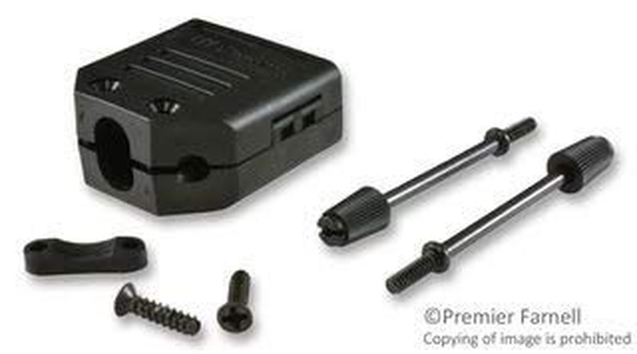 Itt Cannon Backshell D-Sub DE, Polipropileno