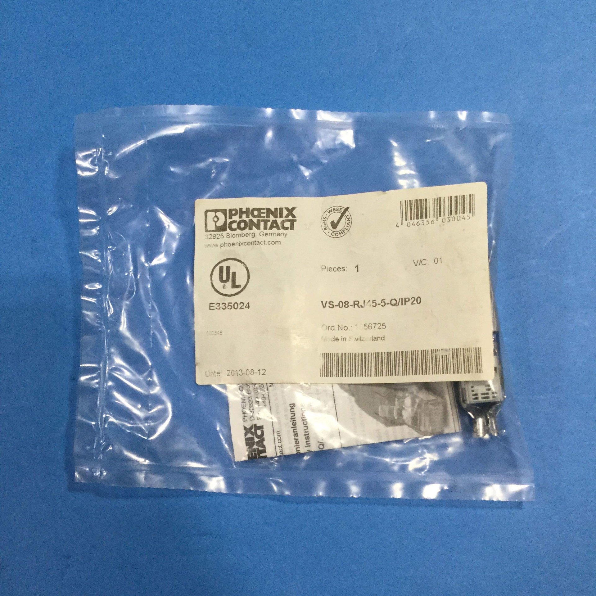 PHOENIX CONTACT VS-08-RJ45-5-Q/IP20 - Conector RJ45
