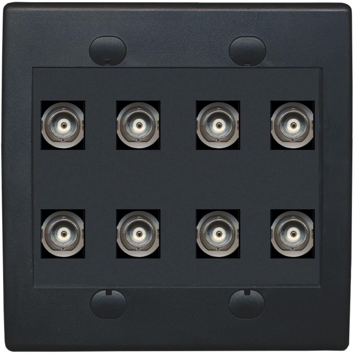 RiteAV Placa 8 Puertos BNC Hembra/Hembra HD-SDI Negra