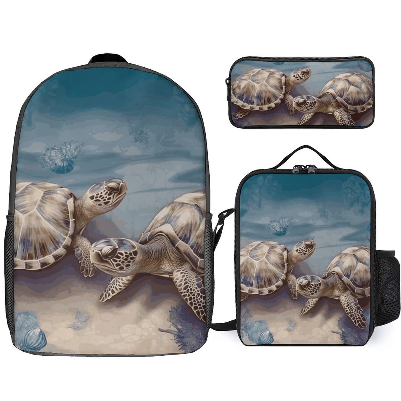 NWTRJ Mochila 3 Piezas con Lonchera y Estuche
