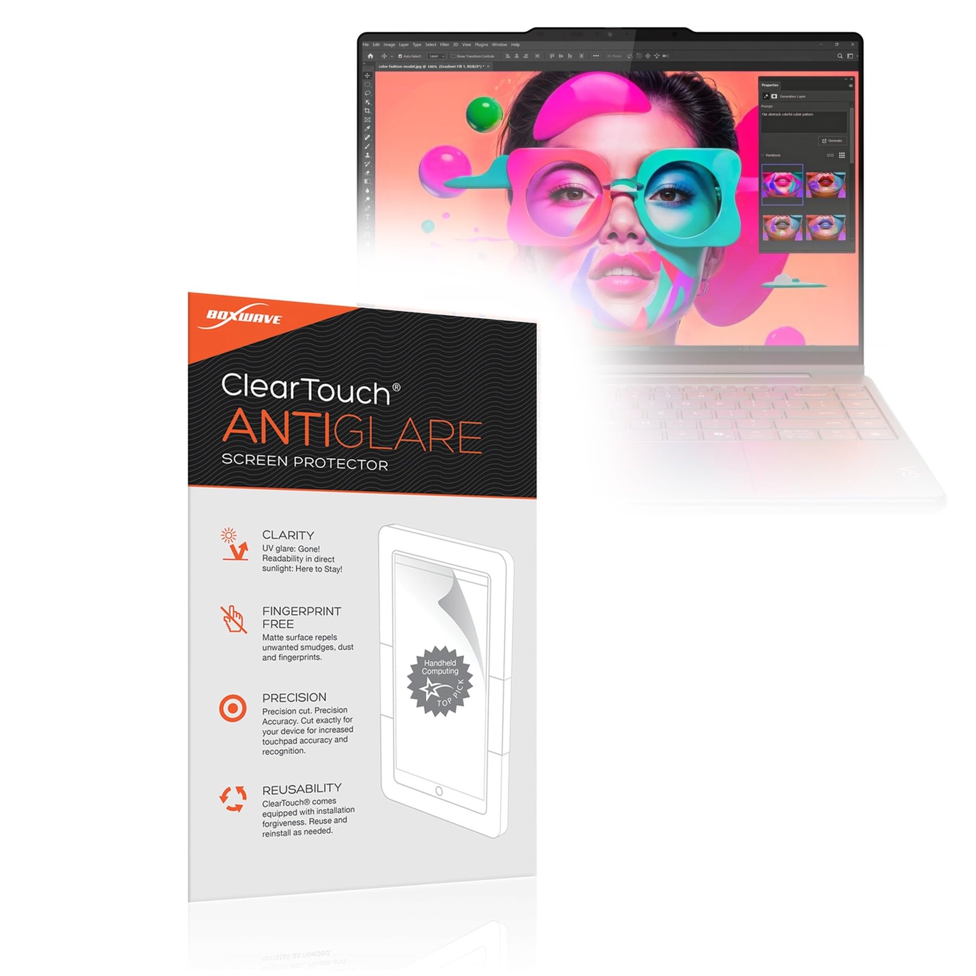 BoxWave ClearTouch Antirreflejos para Lenovo Yoga 9i 14"