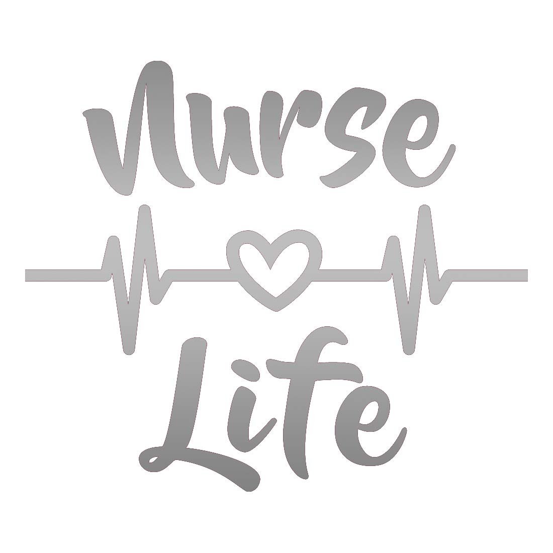 NBFU Nurse Life Heartbeat Hospital - Vinil (2 pz)