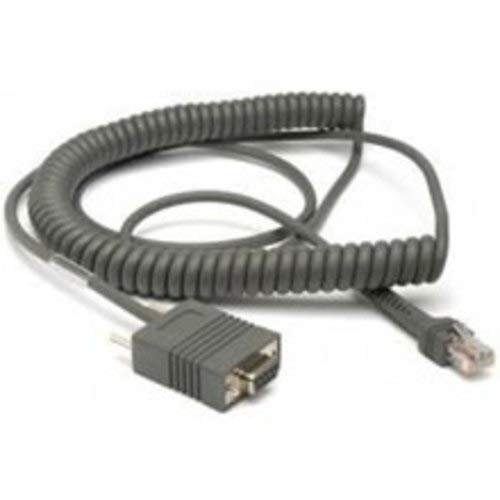 Datalogic CAB-408 Cable espiral serie DB9 hembra 9.5 ft