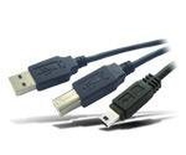 Cable USB/IEEE 1394 A-B 20 AWG 16' Negro