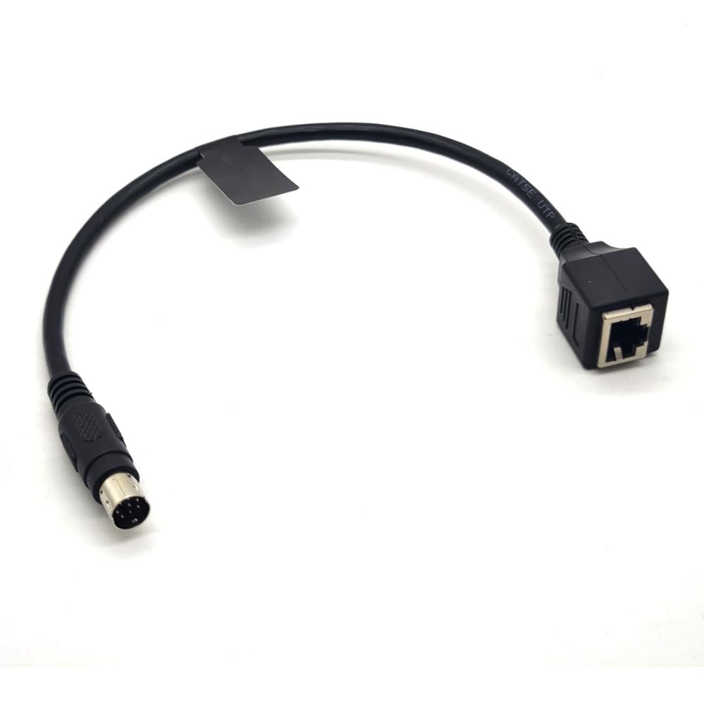GXMRHWY Cable adaptador RJ45 hembra a Mini-DIN 8 pines 30 cm