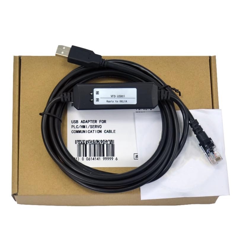 Cable VFD-USB01 para depuración de inversores, 3 m
