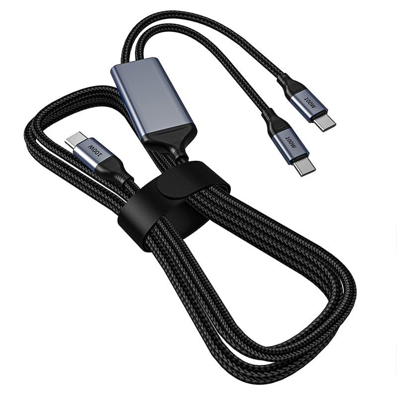 OMNIHIL Cable divisor USB-C 3.2ft para Zoom F6