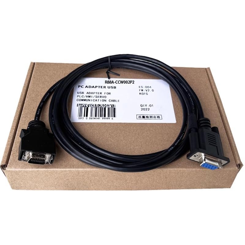 Cable RS232 descarga R88A-CCW002P2, 9 pines - 14 pines