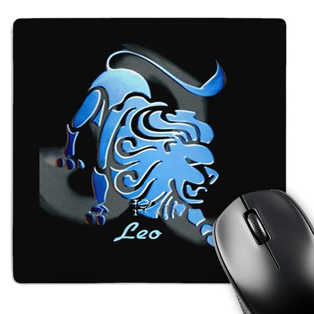 3dRose LLC Alfombrilla mouse 8x8 in Signo Leo mp 918 1