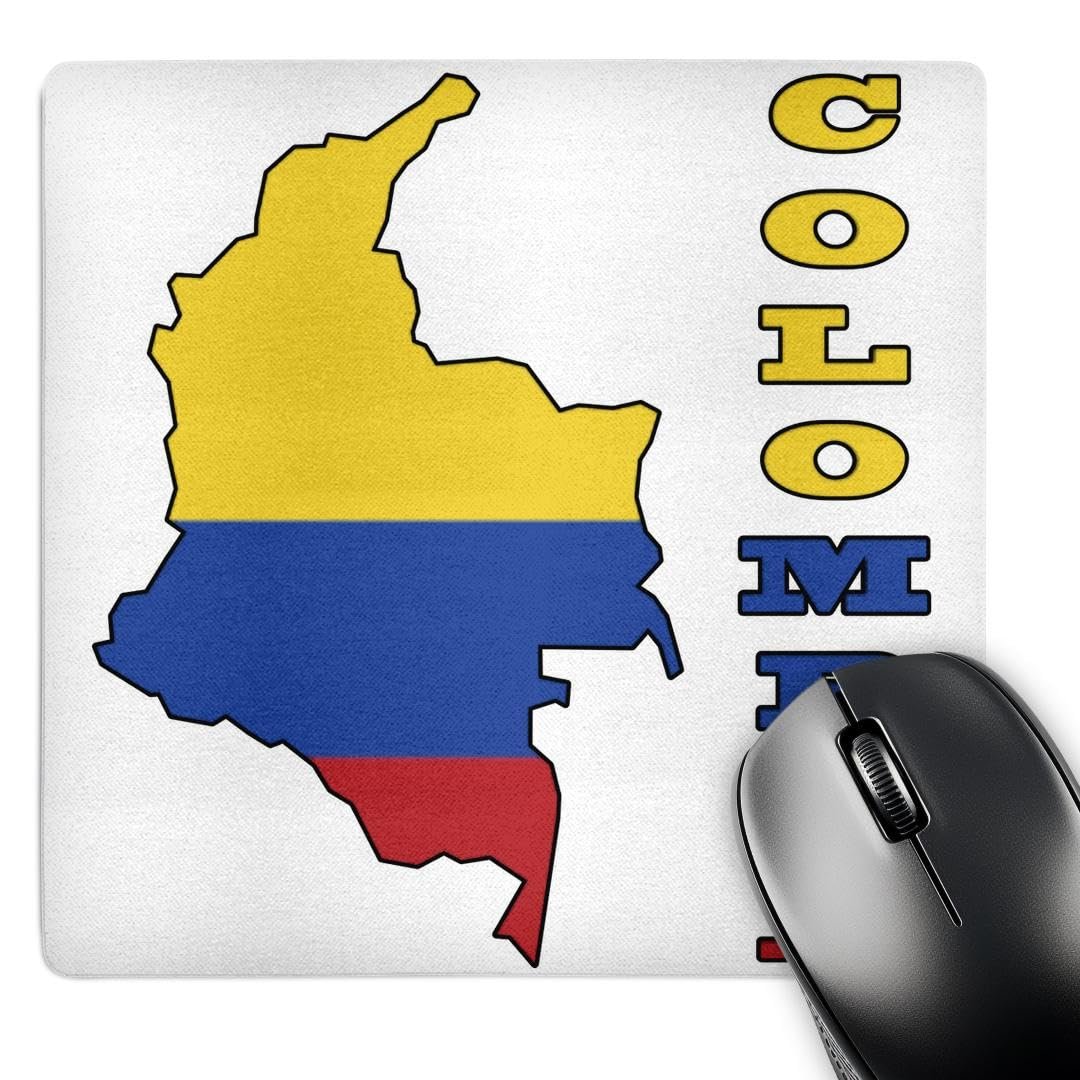 3dRose Alfombrilla de ratón Colombia 8x8 in (mp 51747 1)