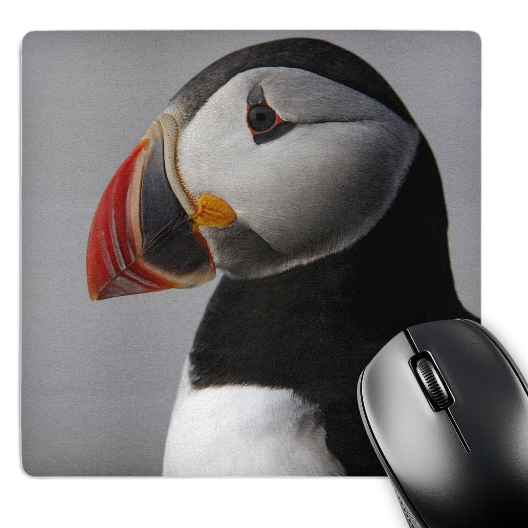 Alfombrilla 3dRose 8 x 8 Puffin MP 90741 1
