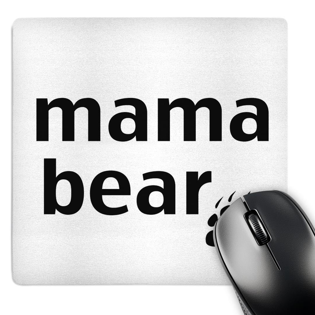 3dRose LLC Alfombrilla para Mouse 8x8 Mama Bear