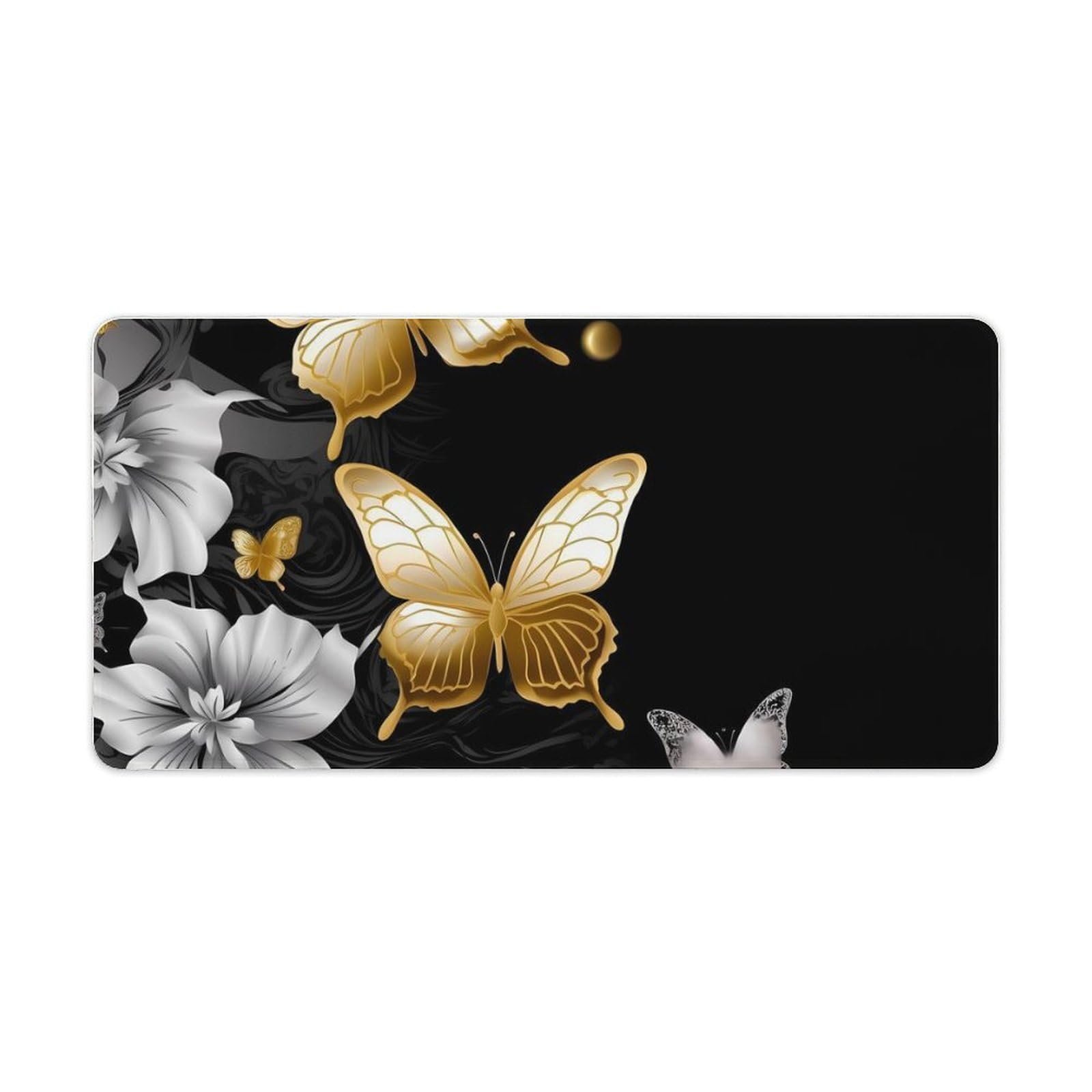Mousepad Grande Antideslizante 23.6 in Mariposas