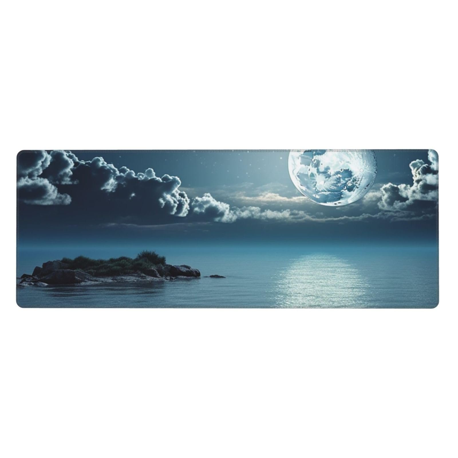 Mousepad XL Paisaje Lunar 31.5×11.8 in Gamer