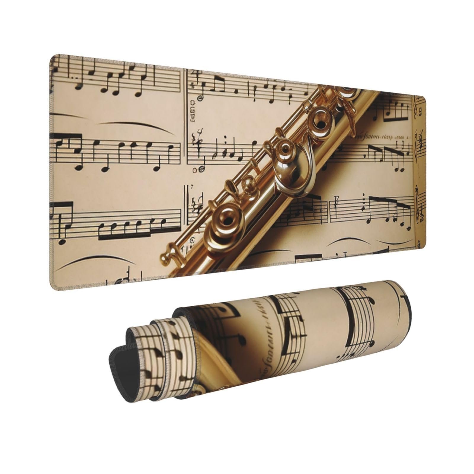 Alfombrilla XL para ratón Flute Music 30x80 cm