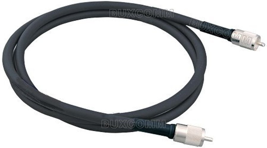 Cable coaxial RG-213/U 3 ft con conectores PL-259