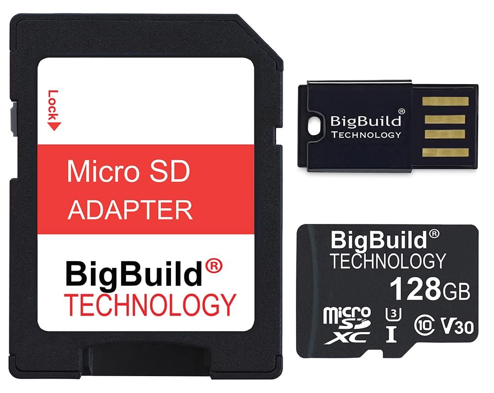 BigBuild 128GB Micro SDXC U3 100MB/s para Garmin