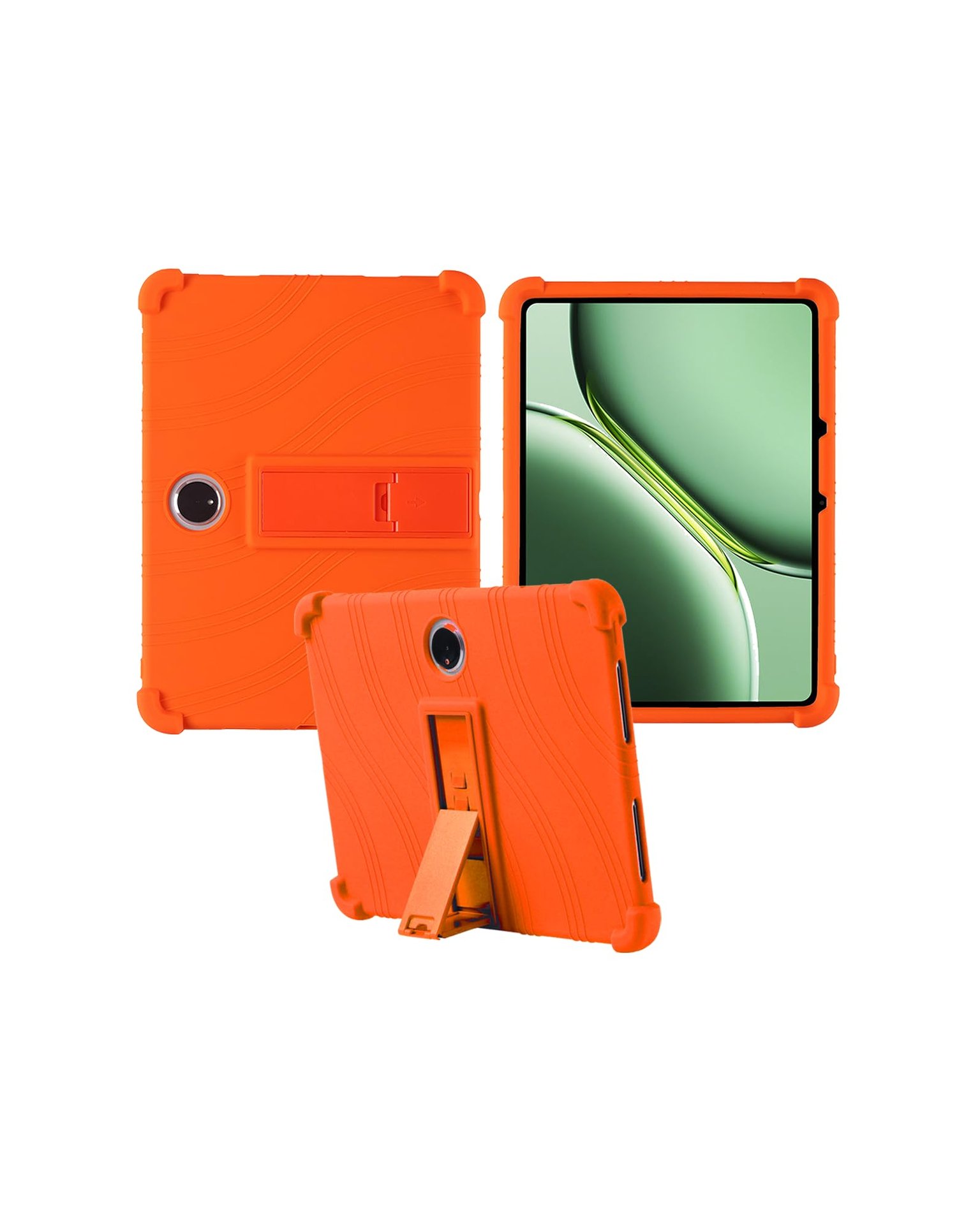 Funda OnePlus PAD 2 12.1" Silicona con Soporte (Naranja)