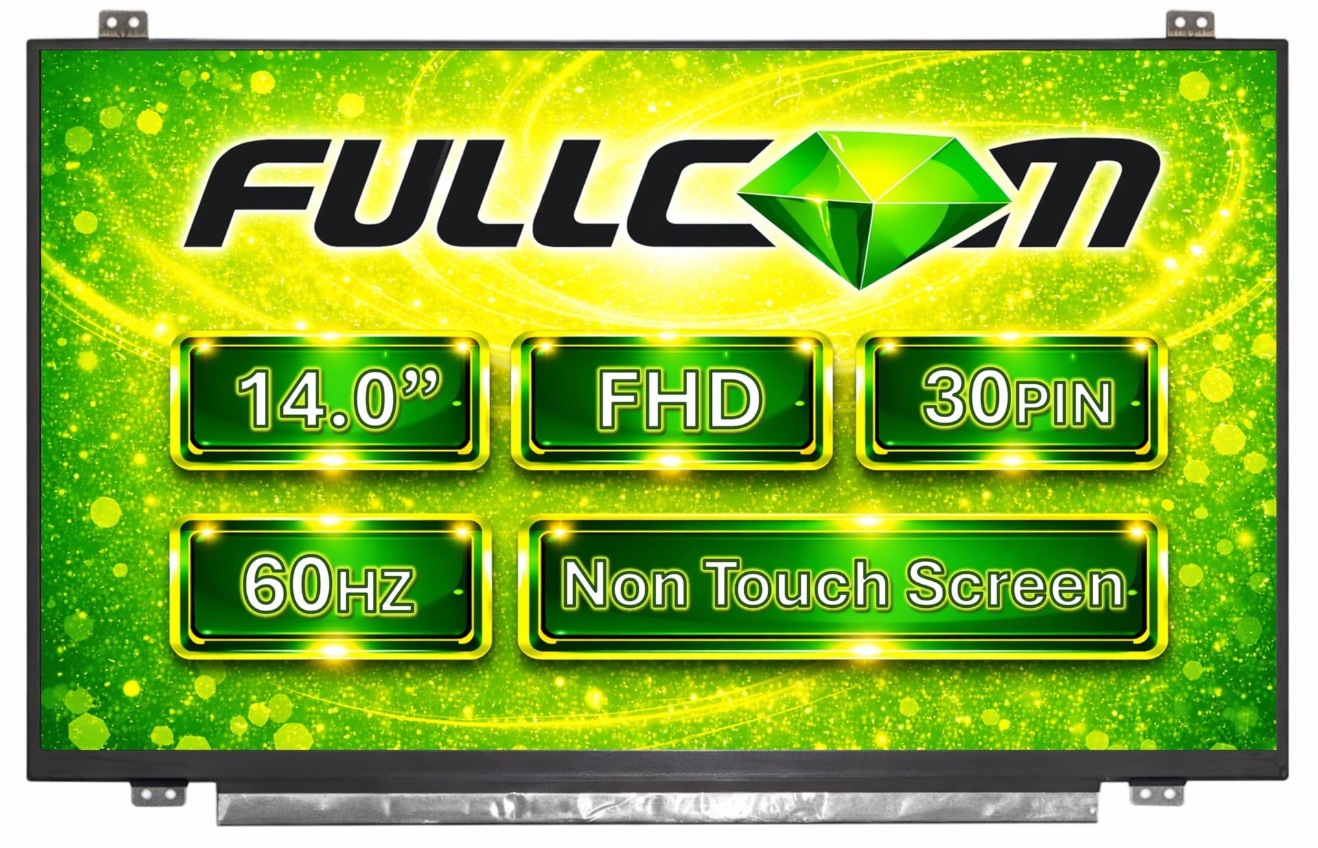 FULLCOM Pantalla LCD 14.0'' IPS FHD 1080p B140HAN02.1/02.4