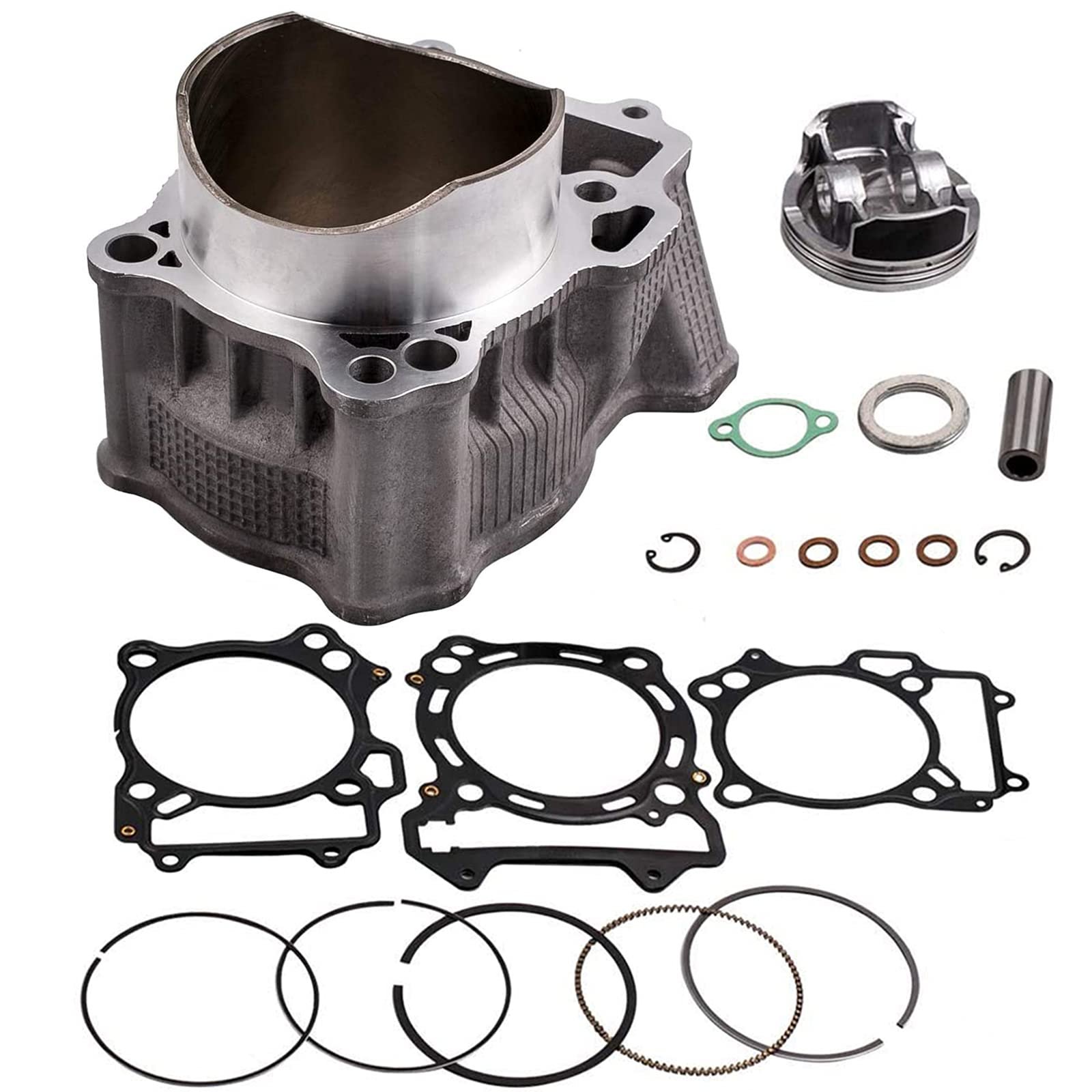 Kit de culata de pistón de cilindro de gran diámetro de 94 mm NewJ's para Suzuki Quadsport LTZ400 2003-2014 434cc