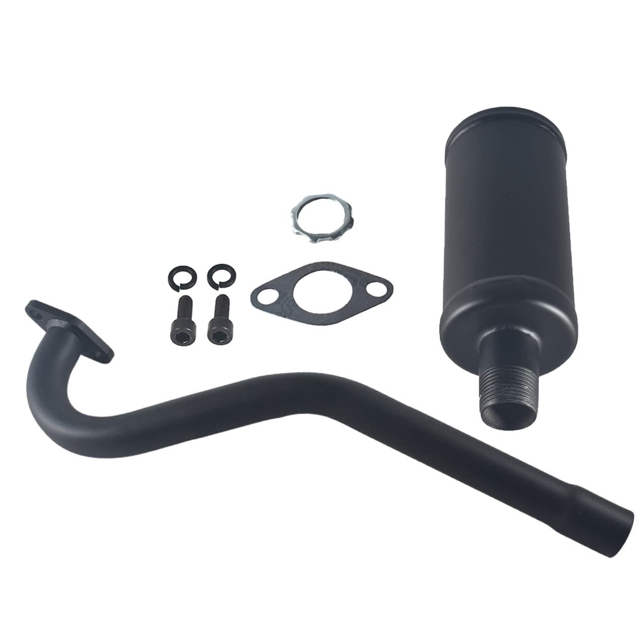 Escape con Silenciador Para Predator 79cc 98cc 3HP Para Mini moto Coleman CT100U Negro