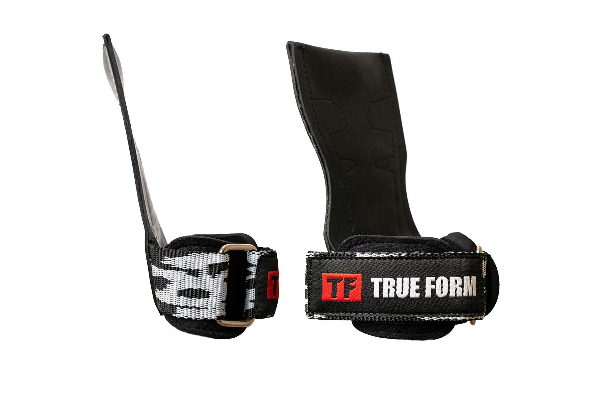 True Form Grips- (Pequeño, Camo de Nieve) Equipo de Entrenamiento de Levantamiento de Pesas Alternativo para Gancho de Levantamiento de Potencia, Guante de Peso Muerto con Soporte de Muñeca Acolchado para Levantamiento de Pesas, Entrenamiento de Musculación, Peso Corporal Crossfit, Dominadas, Pesas Rusas