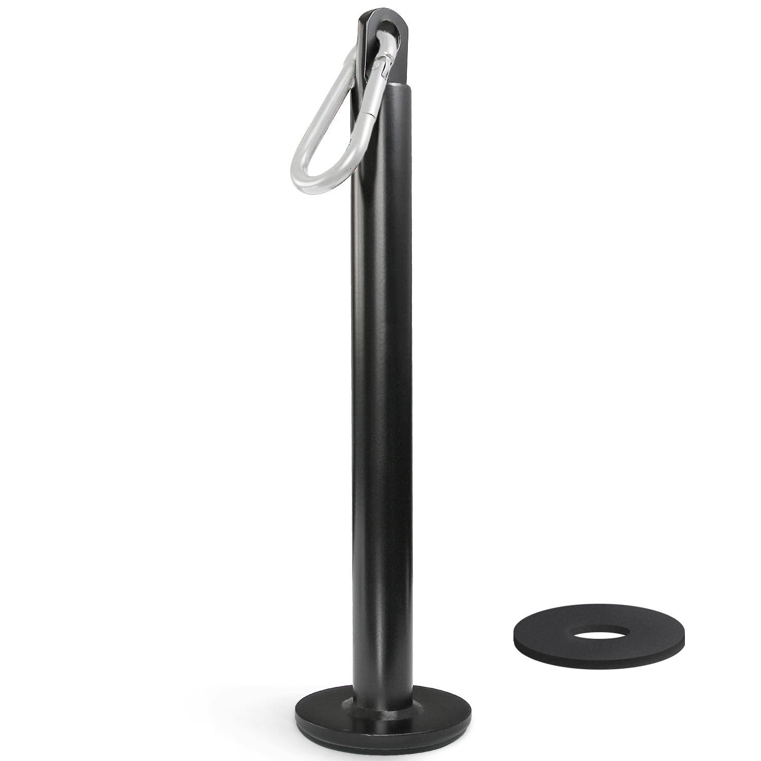 A2ZCARE Pin de Carga de 1 pulgada para Placas de Peso con Mosquetón resistente, Accesorio de máquina de Cable con polea para Fitness LAT Equipamiento de Gimnasio en Casa