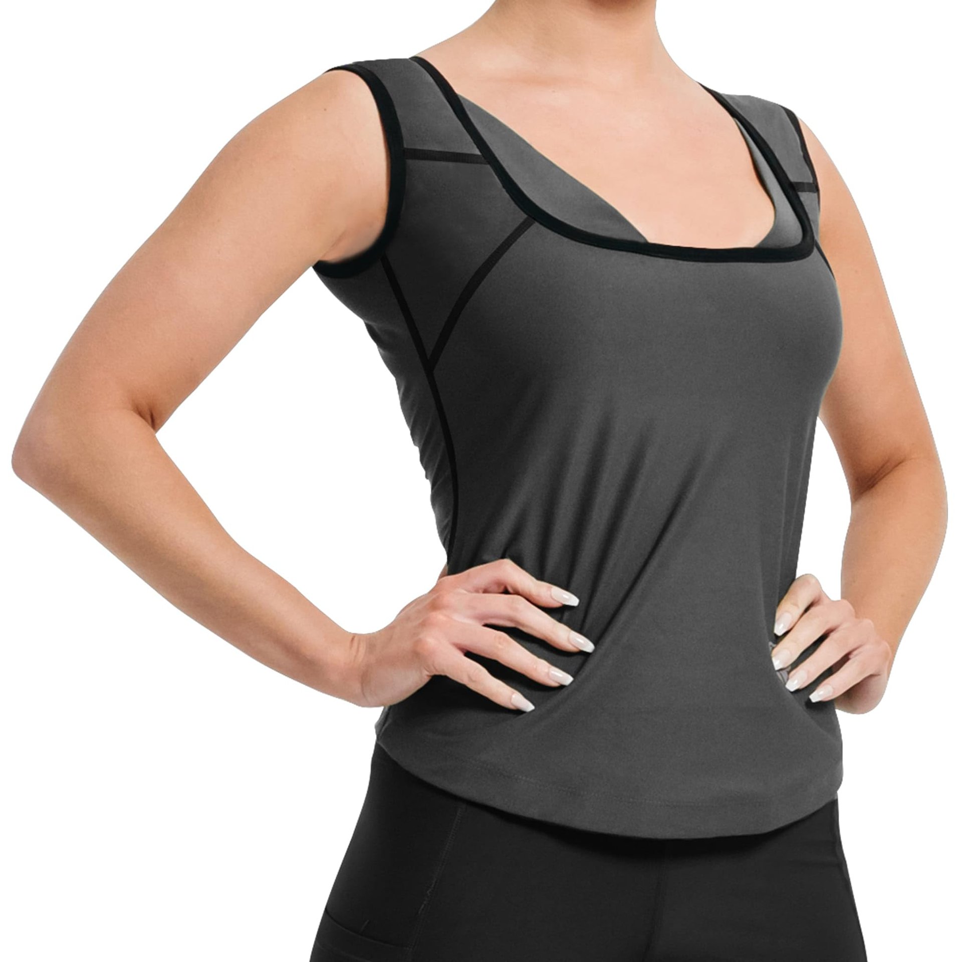 Chaleco Sauna para Mujeres RDX - Trampa de Calor para Sudor Entrenador de Cintura - Certificado REACH OEKO TEX 100 Moldeador de Cuerpo