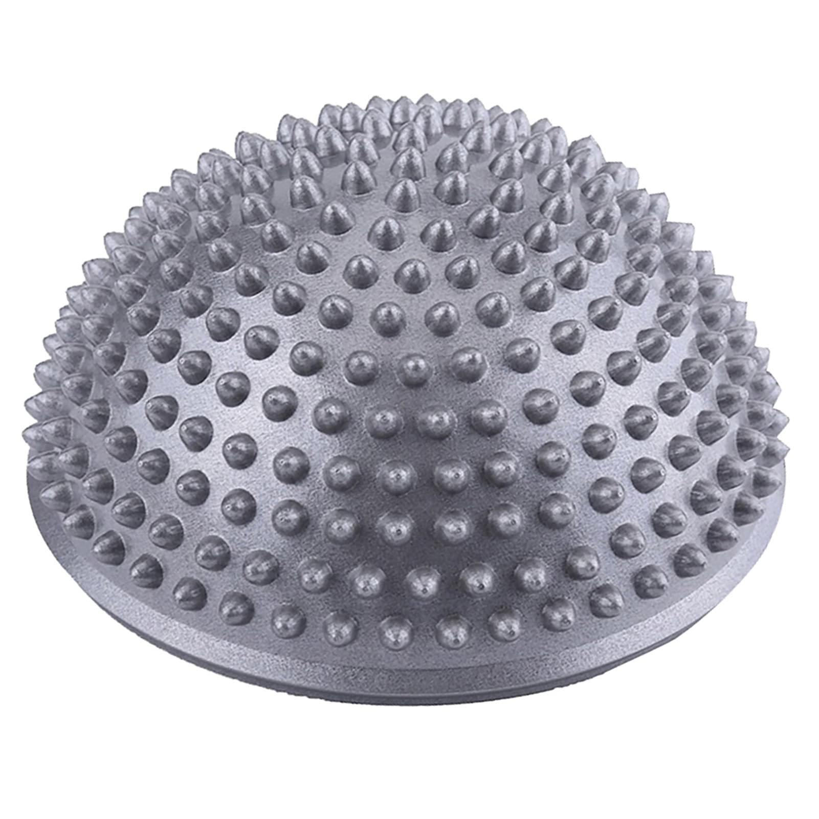 Pelota de Masaje para Pies Keenso, 8 Colores Pelotas de Yoga Inflables de PVC Masaje de Puntos Fitball Ejercicios de Entrenador de Fitness Pelota de Equilibrio (Plateado) Ropa de Yoga/Entrenamiento