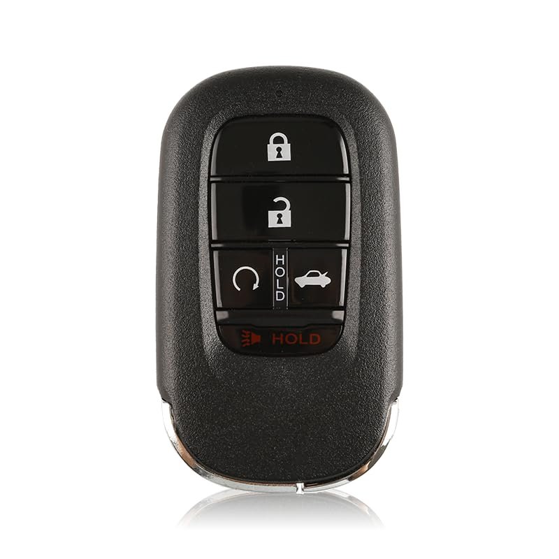 ABUDU para 2022 Honda Accord Llave Inteligente Control Remoto 433MHz 4A Chip 4+1 Botones FCC ID: KR5TP-4