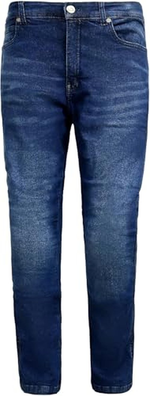 Pantalones de motocicleta MetaArmor para hombres forrados con Kevlar CE Clase A - Pantalones de motocicleta con protecciones CE (EE. UU., Cintura 40, Tiro 34, Regular, Negro)
