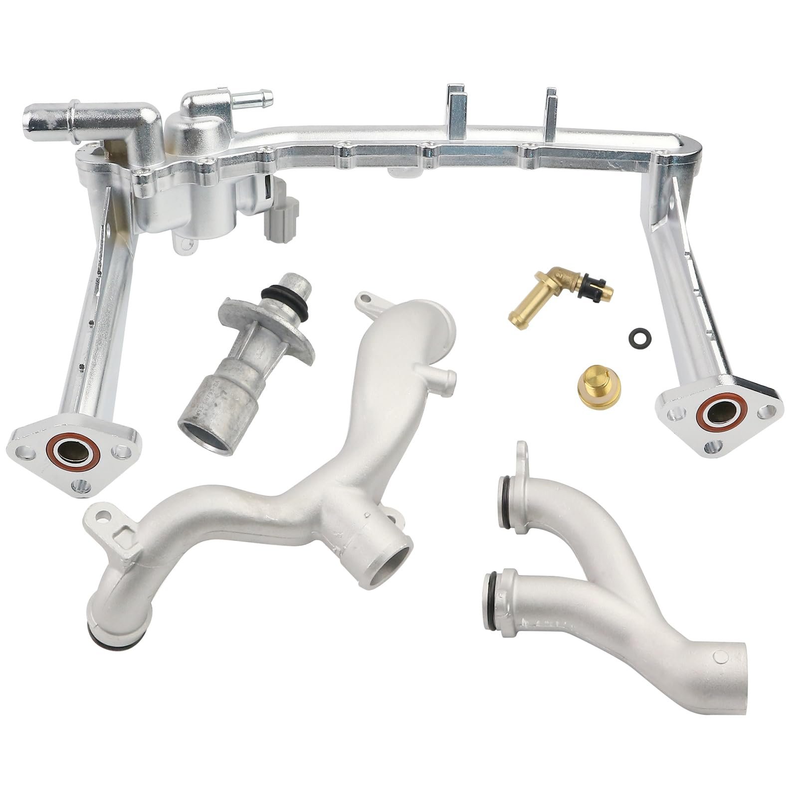 Sistema de Tubería de Agua del Enfriador Trasero de Metal Actualizado Compatible con Jaguar XJ XF XE F-Pace F-Type Reemplaza LR075991 LR109401 LR041788 LR087558 AJ814053